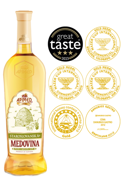 Idromele "Medovina Slavo Vecchio" Classico con medaglie